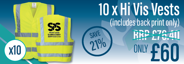 x10 Hi Vis Vest Deal