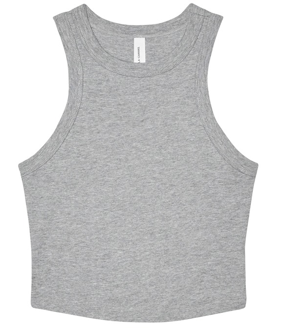 Women?s micro rib racer tank