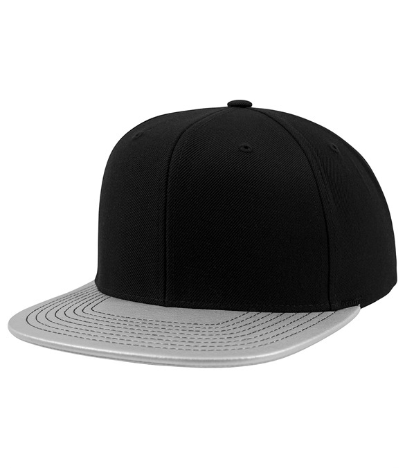 Metallic visor snapback (6089PU)