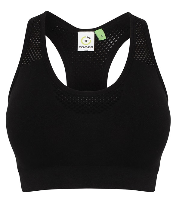 Women's seamless sports bra