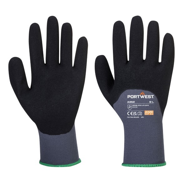 Grip 15 Nitrile Sandy 3/4 Palm Glove