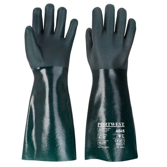 Chem 450 PVC Double Dipped Gauntlet