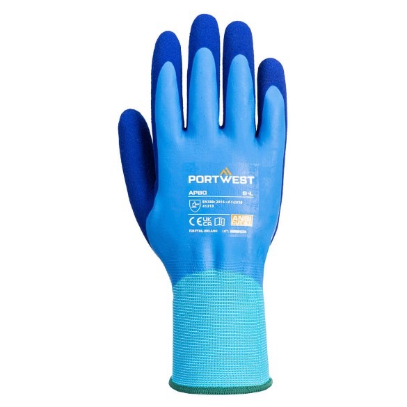 Grip 13 Latex Foam Aqua Glove