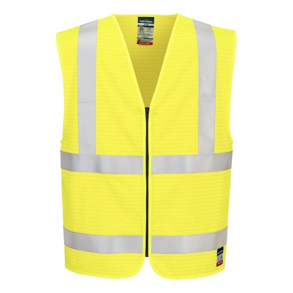 Bizflame Hi-Vis FR Zip Vest