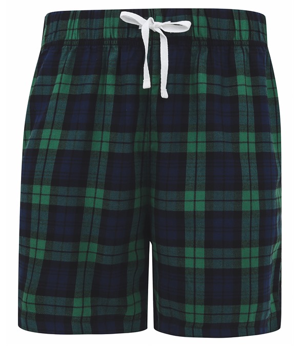Tartan lounge shorts