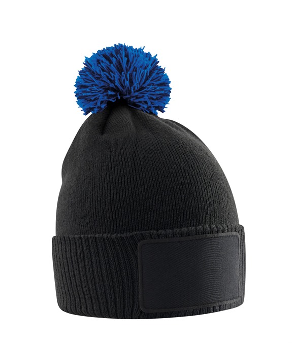 Kids snowstar patch beanie