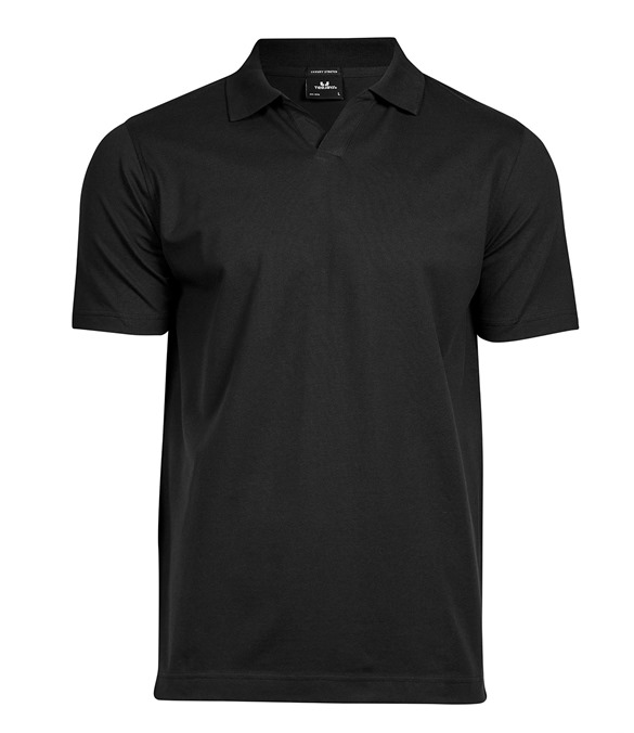 Luxury stretch v-neck polo (1404)