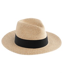 Straw fedora