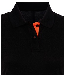 Women's contrast polo