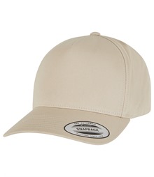 5-panel curved classic snapback (7707)