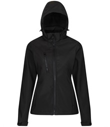 Women's venturer 3-layer hooded softshell jacket