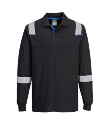 WX3 Modaflame Knit FR Long Sleeve Polo Shirt