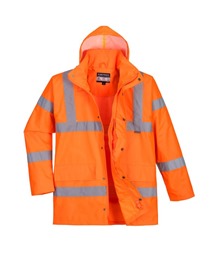 Hi-Vis Breathable Rain Traffic Jacket