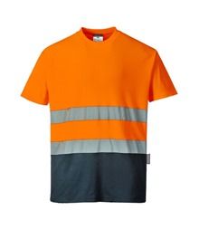 Hi-Vis Cotton Comfort Contrast T-Shirt S/S