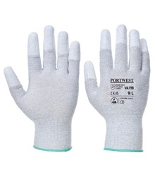 Vending Antistatic PU Fingertip Glove