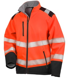 Printable ripstop safety softshell
