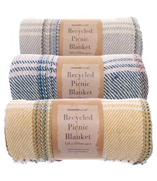 Recycled picnic blanket
