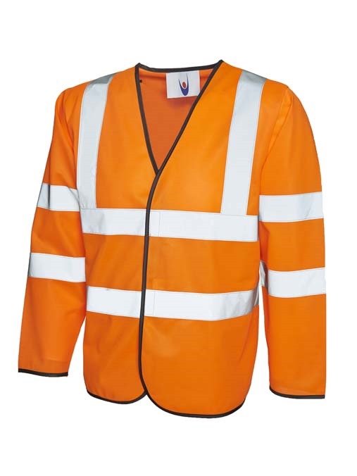 Long Sleeve Hi Vis Safety Waistcoat