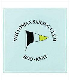 Wilsonian Glass Coaster